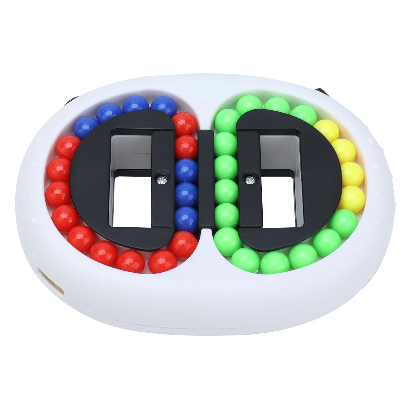 

Вращающиеся игрушки-бобы Снятие тревоги Декомпрессия Двусторонний пазл-бобы Игрушки для кончиков пальцев для взрослых