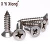 M4 304 Stainless Steel Countersunk Flat Head Self-Tapping Wood Screws
