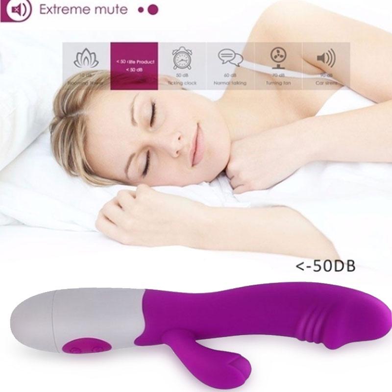Dildo Vibrator 10 rychlostí G bodové vaginální klitoris stimulující silikonové sexuální hračky pro ženy
