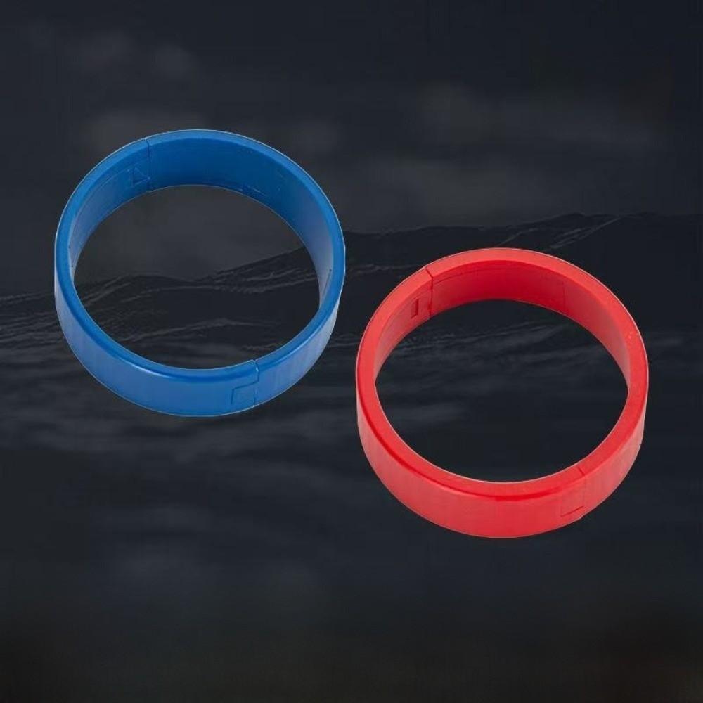 ABS Plastic Shower Faucet Cover Adjustable Wall Flange Faucet Decorative Cover Circular Split Faucet Decor