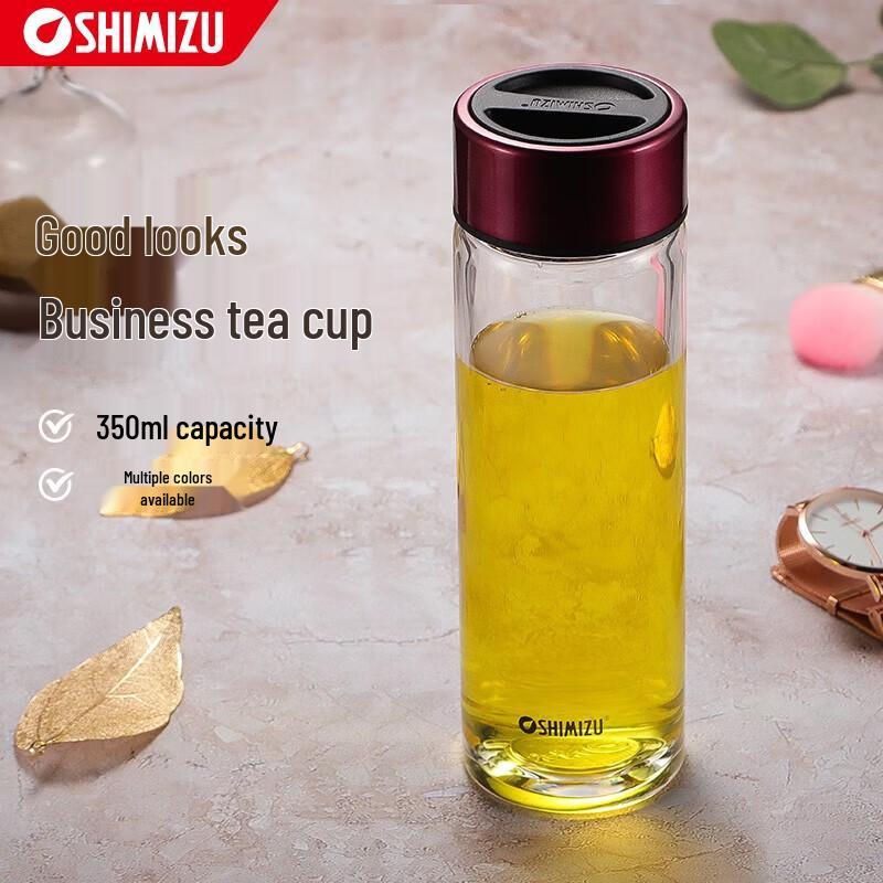 Shimizu High Borosilicate Glass Portable Water Bottle