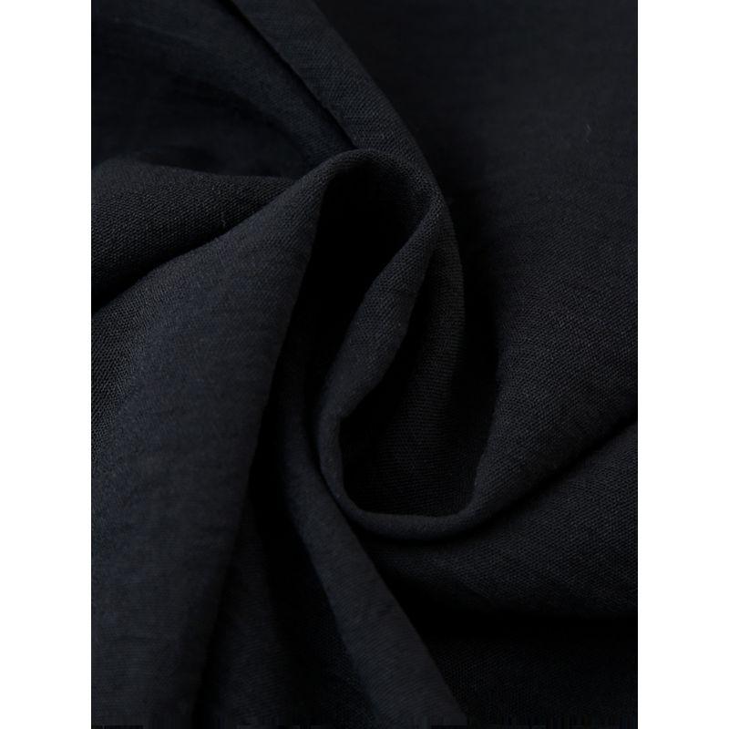 Kaslead New Women Clothes Western Style Draping Double Placket Top Casual Pants 0264170 0264169