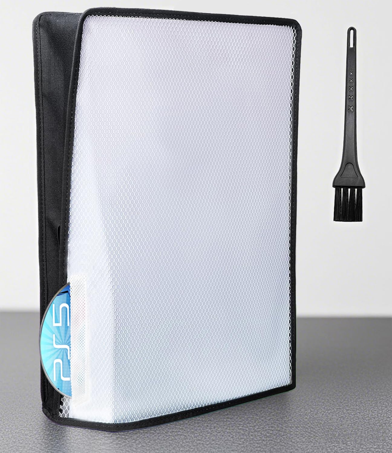 

Dust cover for old PS5 Fully breathable heat dissipation Dustproof Scratch resistant Easy to put on and take off Compatible with both disc version and