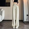 Apricot High-Waisted Women's Summer 2025 Slimming Wide-Leg Jeans