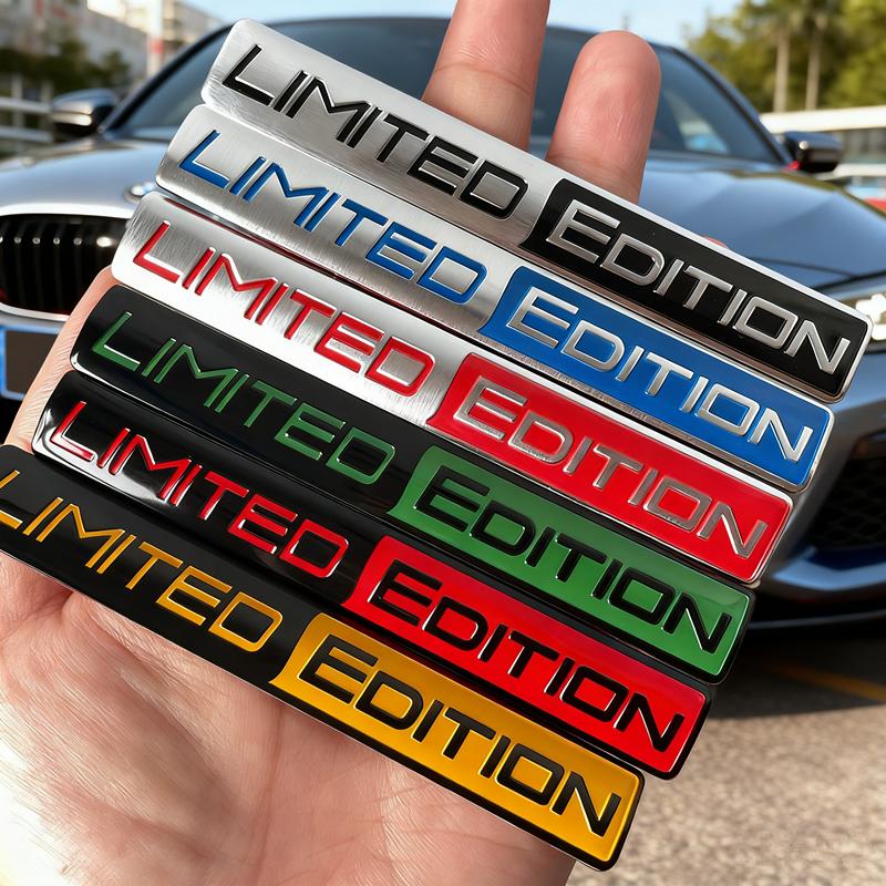 Autocollants de Voiture Édition Limitée Logo 3D Aluminium Badge de Moto Garde-boue Latéral de Voiture Coffre Arrière Emblème Autocollant