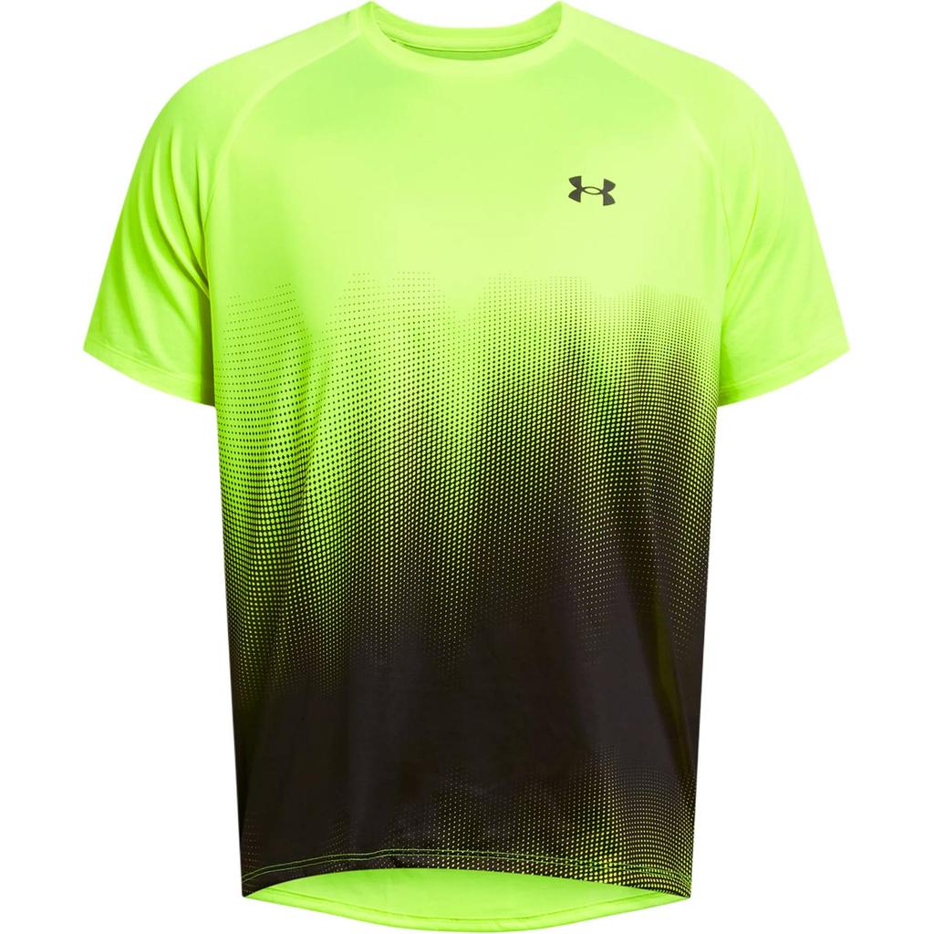 Men's T-Shirt Under Armour T Shirt Men's High Visuality Yellow