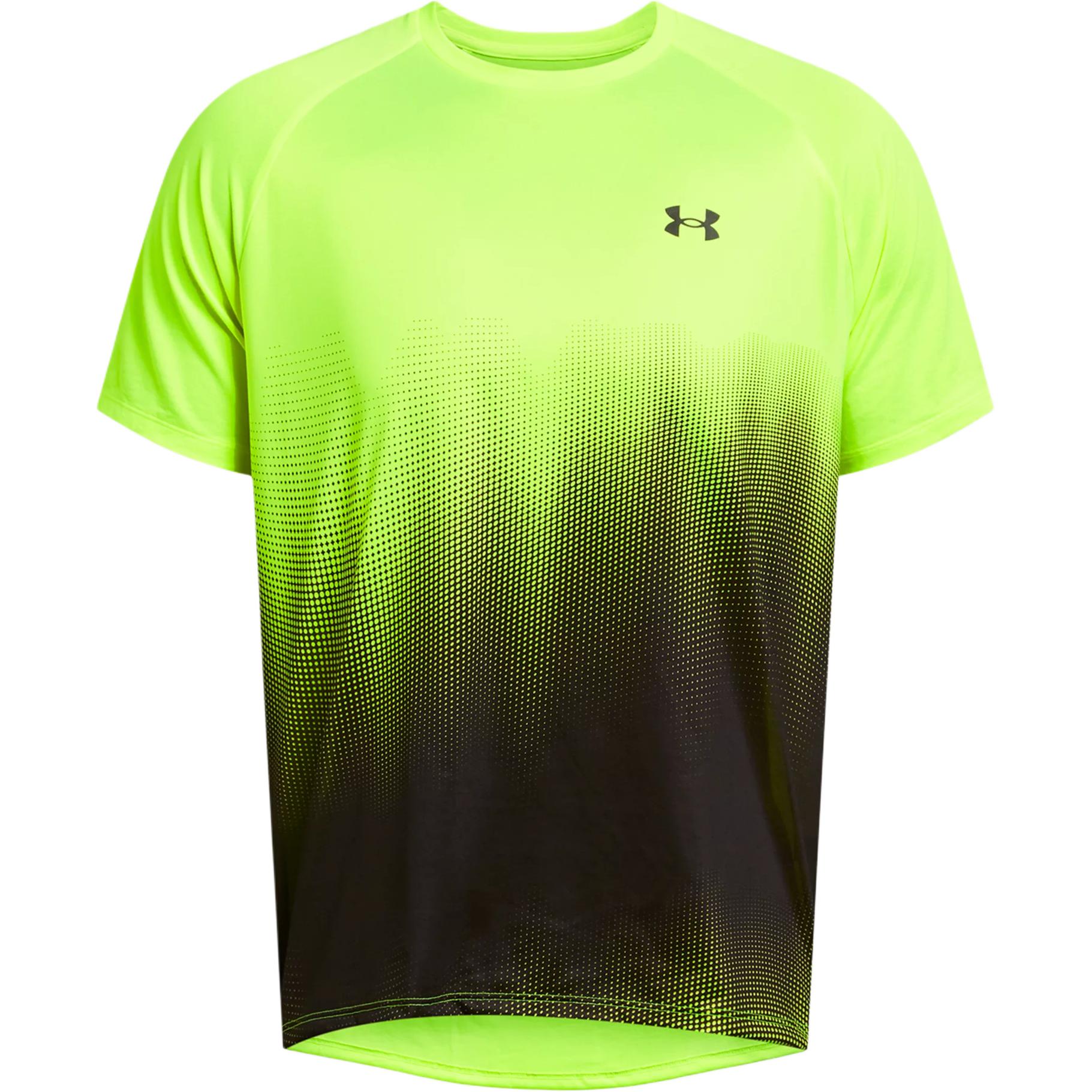 Under Armour T Shirt Men s High Visuality Yellow 1377053-731 MD