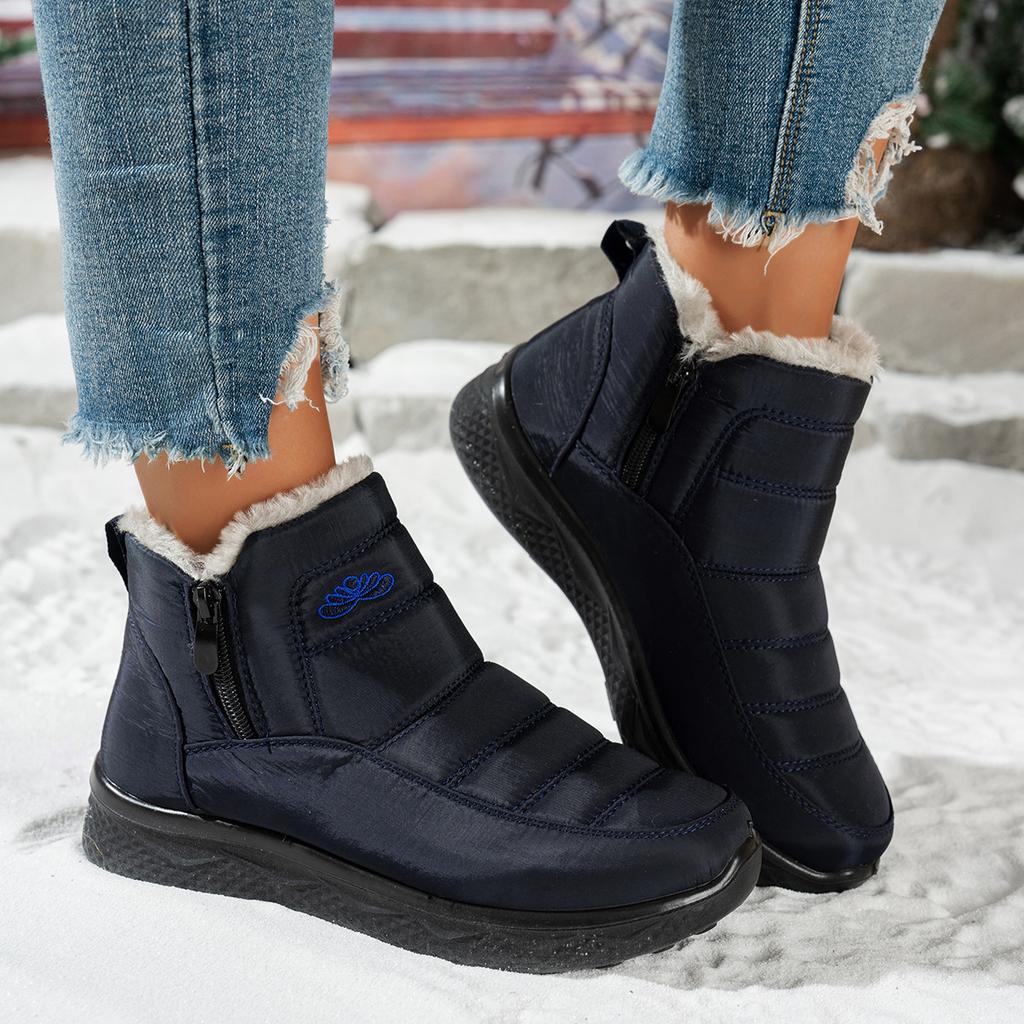 Cotton shoes women's winter thickened warm snow boots large size women's short boots direct sales TEMU