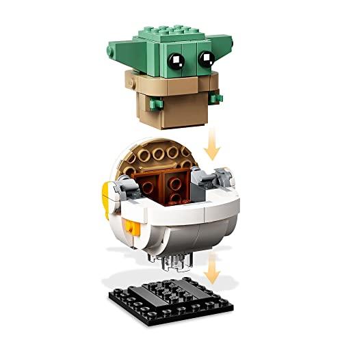 LEGO Brickheadz Star Wars The Mandalorian The Child Baby Yoda Modèle de  collection 75317