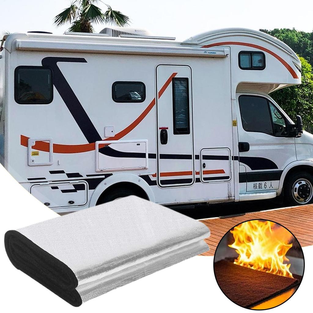 Battery Thermal Wrap 40.167.09 inch Fireproof Flexible Shield Battery Insulation Blanket for RV Trailer Boat Marine Cold Weather