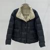 Down Jacket Women's Winter, New Style Double-sided Wear Fashionable White Duck Down Temperament Short Stand-up Collar Jacket Tide