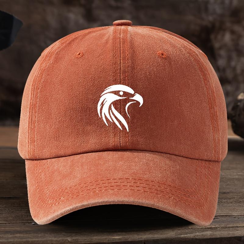 

Eagle Head Print Baseball Hat Unisex Outdoor Fashion Versatile Peaked Cap Trend помаранчевий