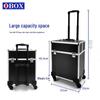 Large Universal Makeup Case with Wheels - Professional Storage for Beauty, Hairdressing, Nail Art, and Tattoo Supplies