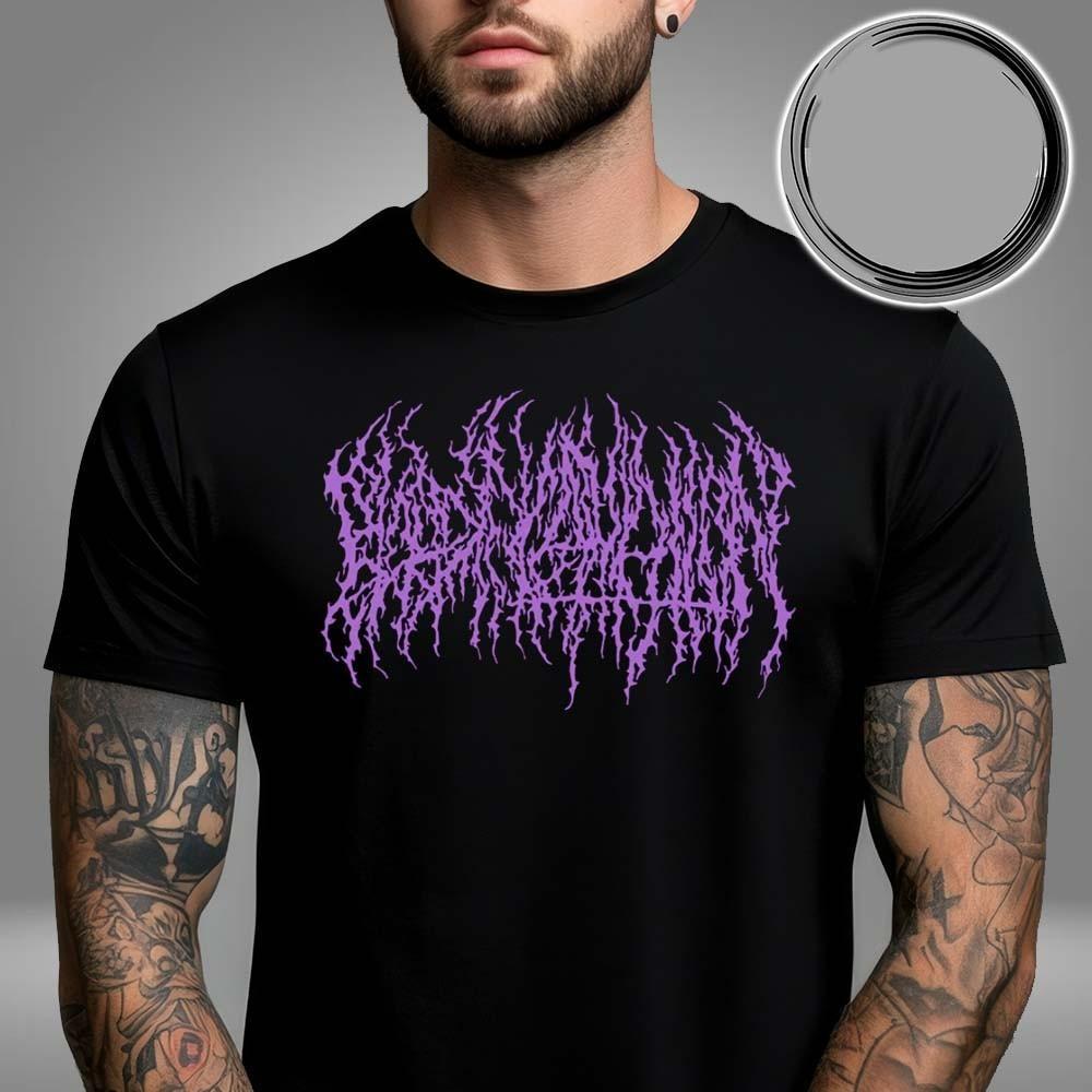 T-Shirt Unisex Blood Incantation Logo Viola Regalo Tutte le Taglie S-4XL