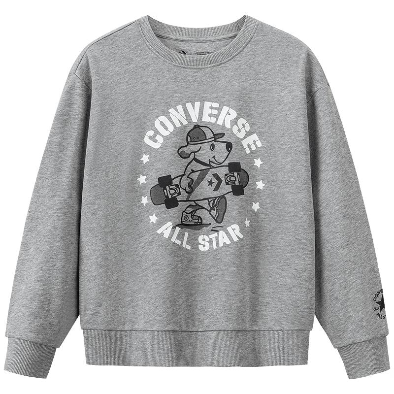 Converse Kids  Cartoon Print Cotton Sweatshirt 7
