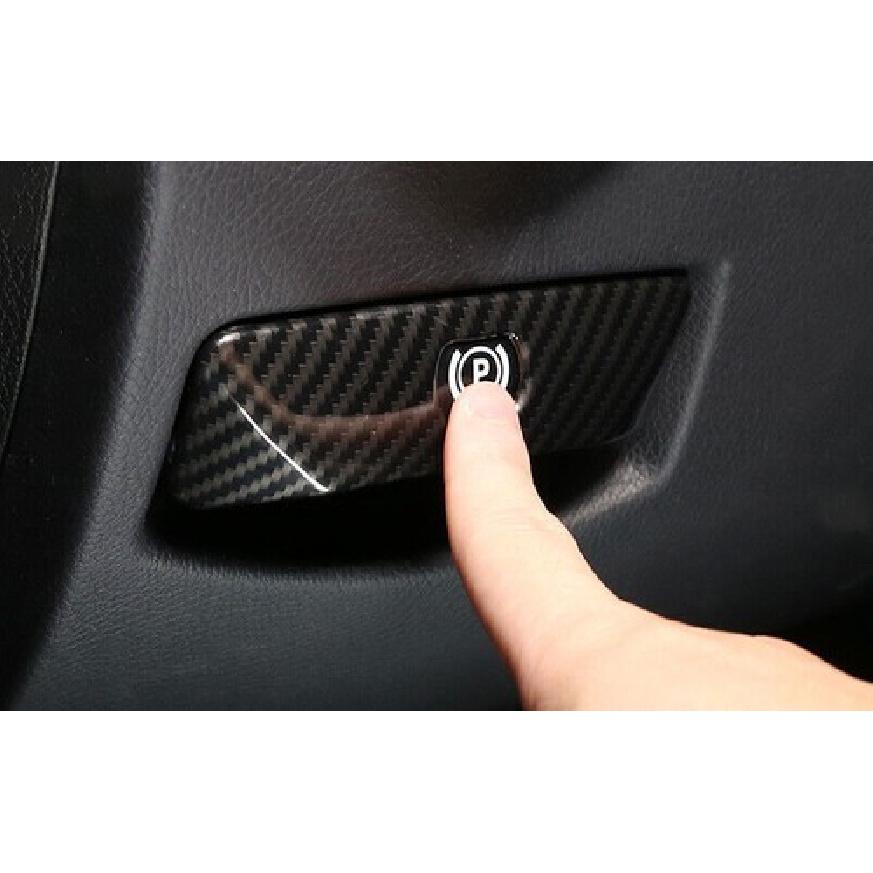 For Benz GLK Car Console Carbon Fiber Multimedia Emergency Button Cover 2009-15