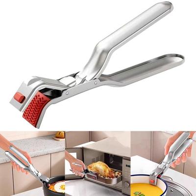 1Pcs Anti-Scalding Clip Bowl Holder Dish Clamp Pot Pan Gripper Clip Air Fryer Dish Plate Retriever Tongs Kitchen Supplies