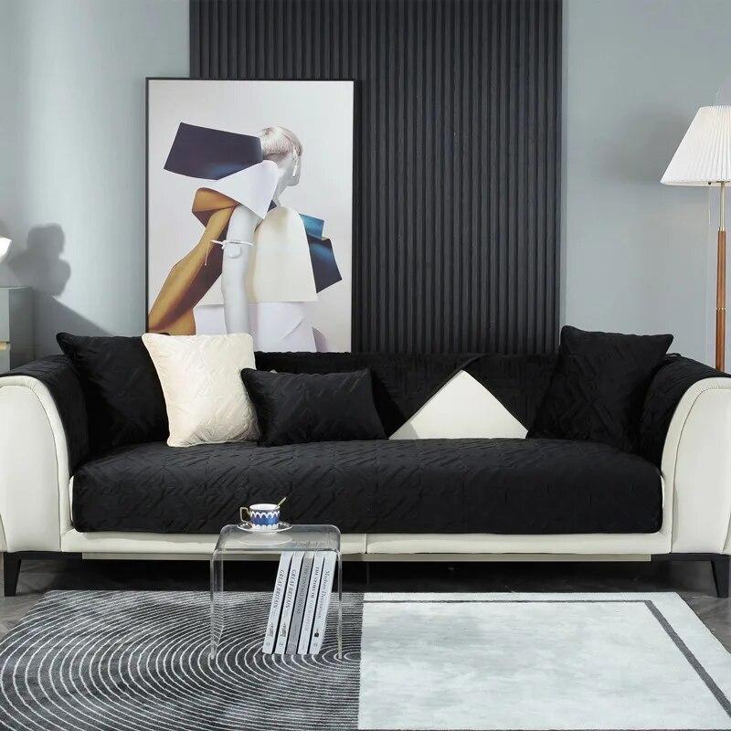 

Хрустальный плюшевый чехол для дивана, полотенце для дивана, современный угловой чехол для дивана, нескользящий чехол для дивана, чехлы для дивана, диван 1/2/3/4, домашний декор 65x70cm 25x27in