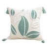 Nordic Bohemian Velvet Embroidered Cushion Cover Moroccan Wind Leaf Sofa Pillow Case Soft Home Decor Free Shipping
