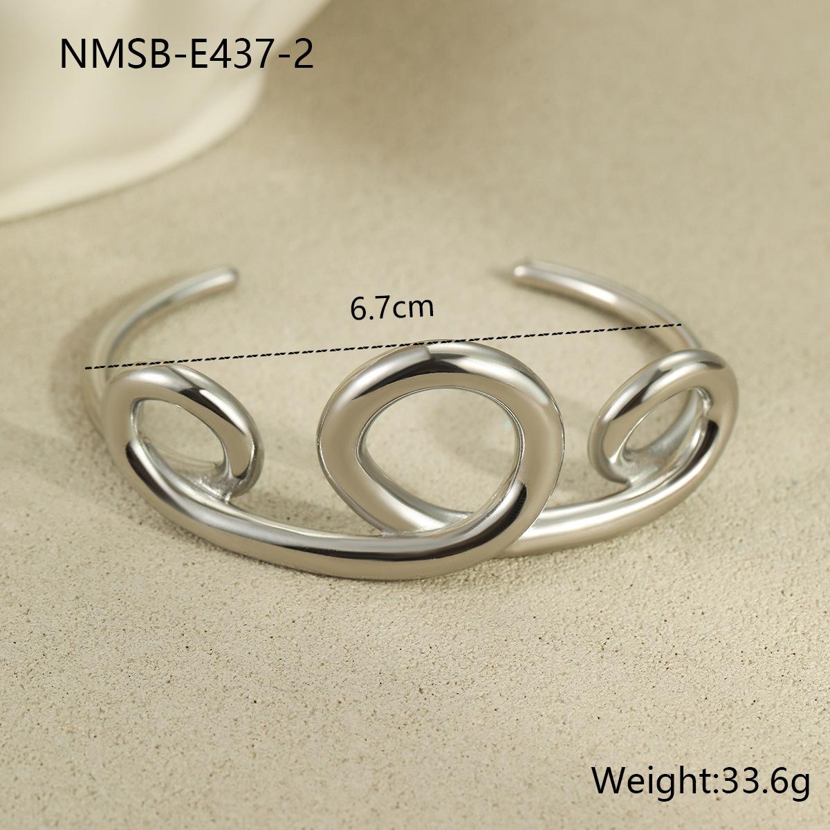 GEMCHIC Women s Stainless Steel Multi-Layer Cross Design Bangles Bracelet Set