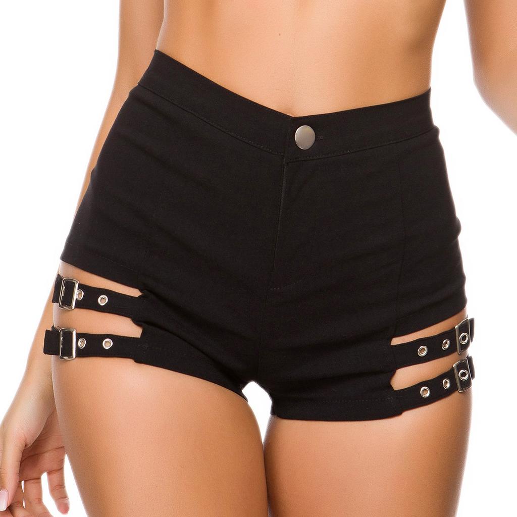New Sexy Ladies Stretchy Black Shorts Hot Pants Ultra Short Casual Pants