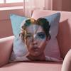 Singer H-Halsey Cushion Cover Multi-Scene Pillow Cover for Home & Car - Reversible, Soft & Durable for Daily Use