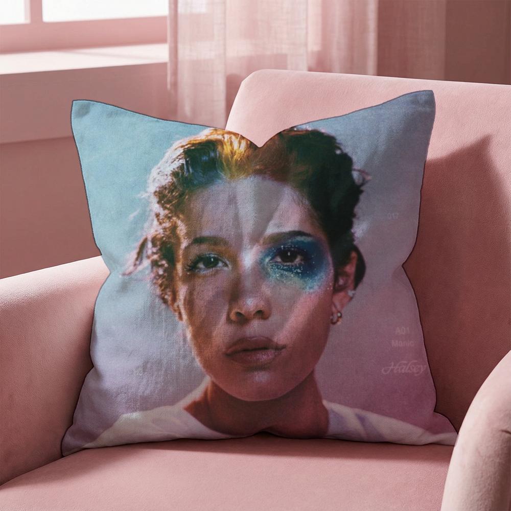 Singer H-Halsey Cushion Cover Multi-Scene Pillow Cover for Home & Car - Reversible, Soft & Durable for Daily Use
