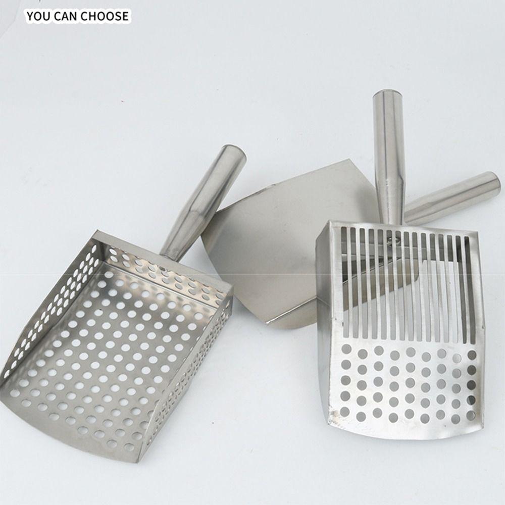 Portable Beach Mesh Sand Shovel Handheld Beachcombing Scoop Sturdy Sand Filter Tool Underwater