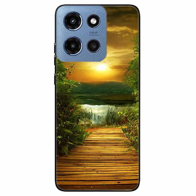 Phone Cases for Moto G 2025 5G Case Flowers Printing Silicone TPU Soft Covers for Motorola Moto G 2025 Back Shell For Moto G 5G