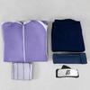 Anime Hinata Hyuga Cosplay Kostüme Lila Jacke Mantel Kopfbedeckungen Perücke Vollen Satz Hosen Halloween Party Uniform Anzüge
