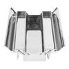 Cantilever Tool Box 2 Tier 3 Tray Stainless Steel Portable Expandable Tool Storage Box for Home Auto