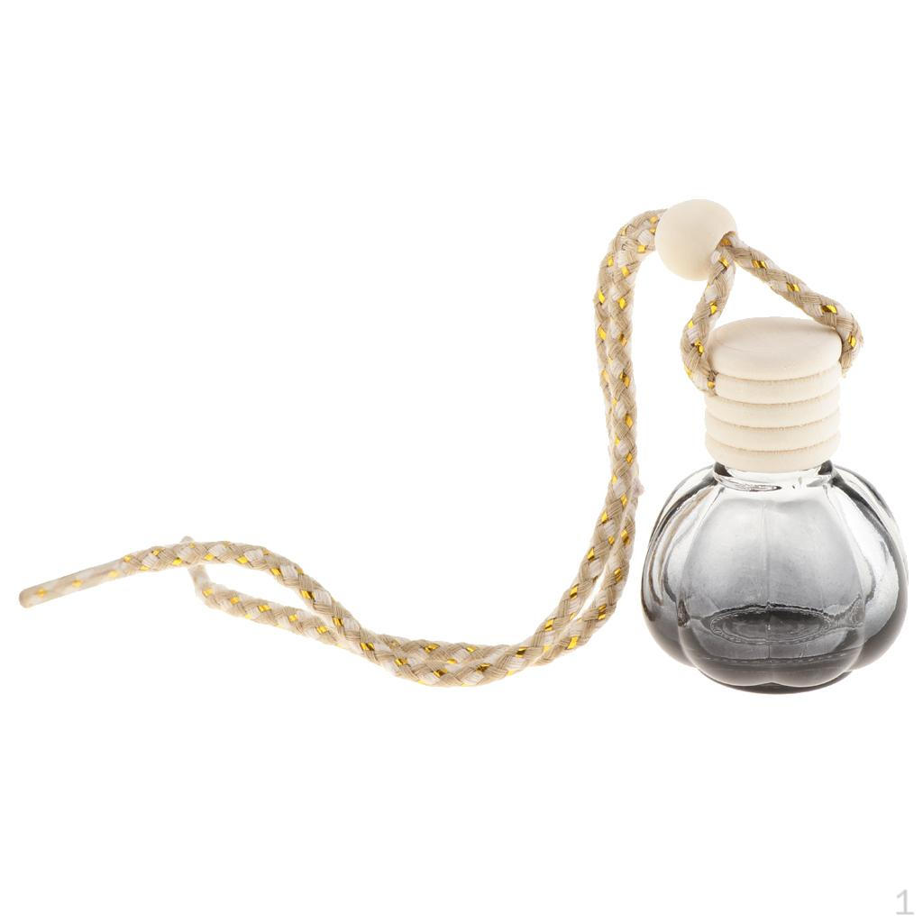 1 piece 10ml Empty Glass Perfume Bottle Pendant Car Hanging Pumpkin