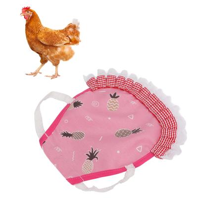 Hen Saddle Cute Protective Colorful Pet Chicken Apron with Elastic Straps for Poultry