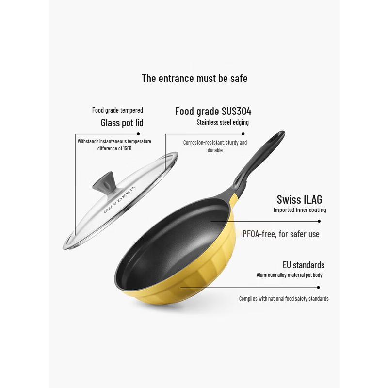 Buydeem CP102 30CM Non-Stick Frying Pan