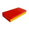 gymnastic mat Gamma 150x100x10 trzyczęściowy - red/yellow