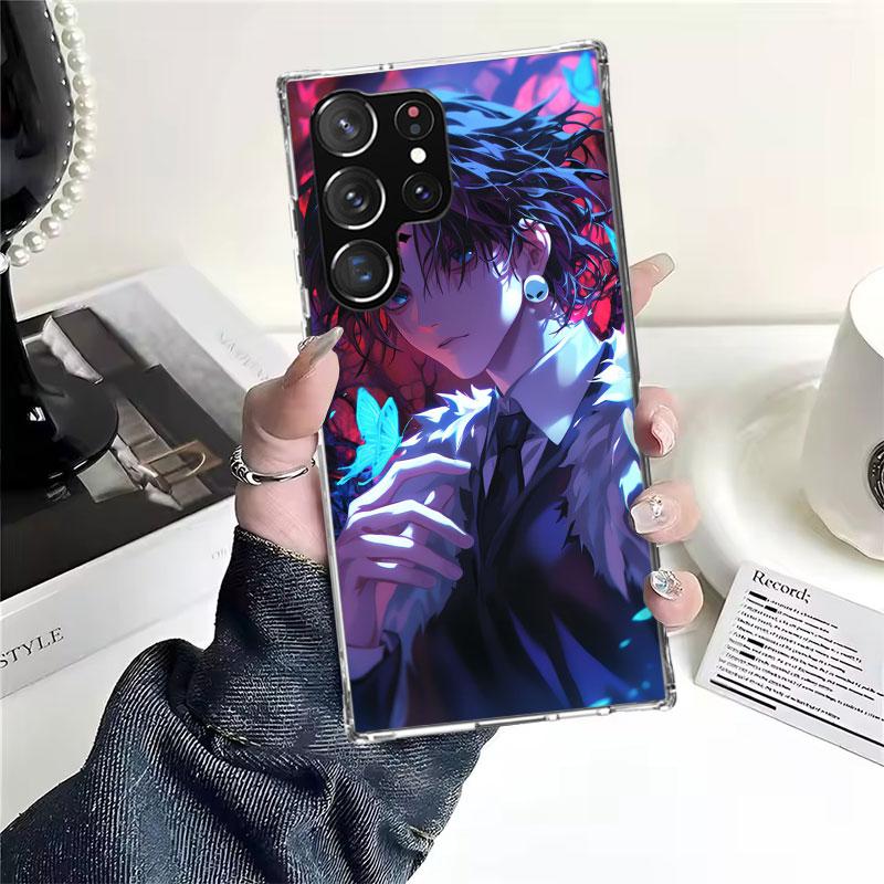 

Huner X-Hunters Хроно Шизуку Мягкий чехол для телефона для Samsung Galaxy S22 S23 S24 S25 Edge S26 Ultra S20 FE S21 Plus + Fundas Coque Samsung S23