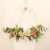 Artificial Door Wreath with Flower Garland Made of Charming PP And Iron, Suitable for Front Door,