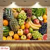 2D Tropical Fruit Mix Backdrop Food & Kitchen Photoshoot Background