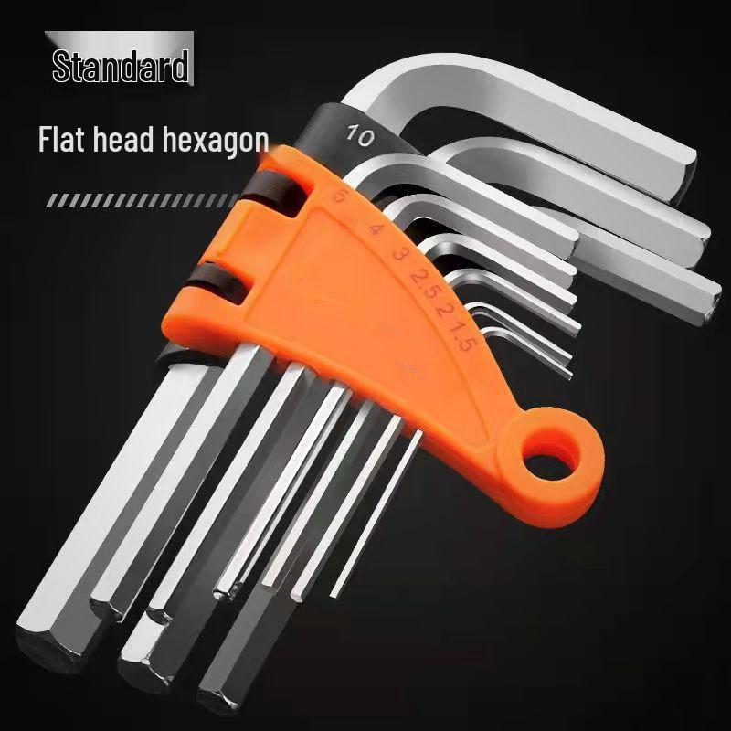 9-Piece German High Hardness Hex Key & Screwdriver Set