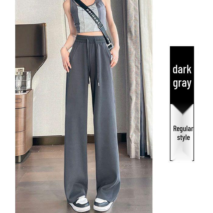 Women's Seasonal Petite Straight-Leg Sweatpants, Banana & Wide-Leg Styles for Spring, Autumn & Winter 2025