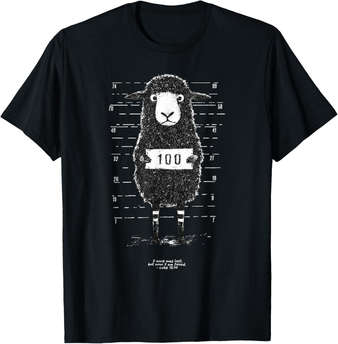 Lost Sheep - I Once was Lost But Now I Am Found T-Shirt 2XL