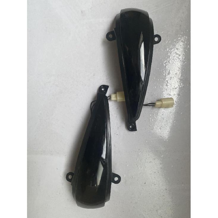 2Pcs Black Dynamic Led Side Wing Mirrors Turn Signal Light Indicator Lamp for Honda Civic MK8 Type-S Type-R Hatchback