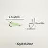 10pcs Glow-in-the-Dark Lure Shrimp with Hooks PVC, No Lead, Ideal for Bass, Catfish, Carp Perfect for Night Fishing, Catfish Lure Glowin Bait