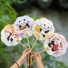 1pcs Cute Panda Printed Hand Fan Chinese Style Decorative Fan for Summer Cooling and Home Decoration