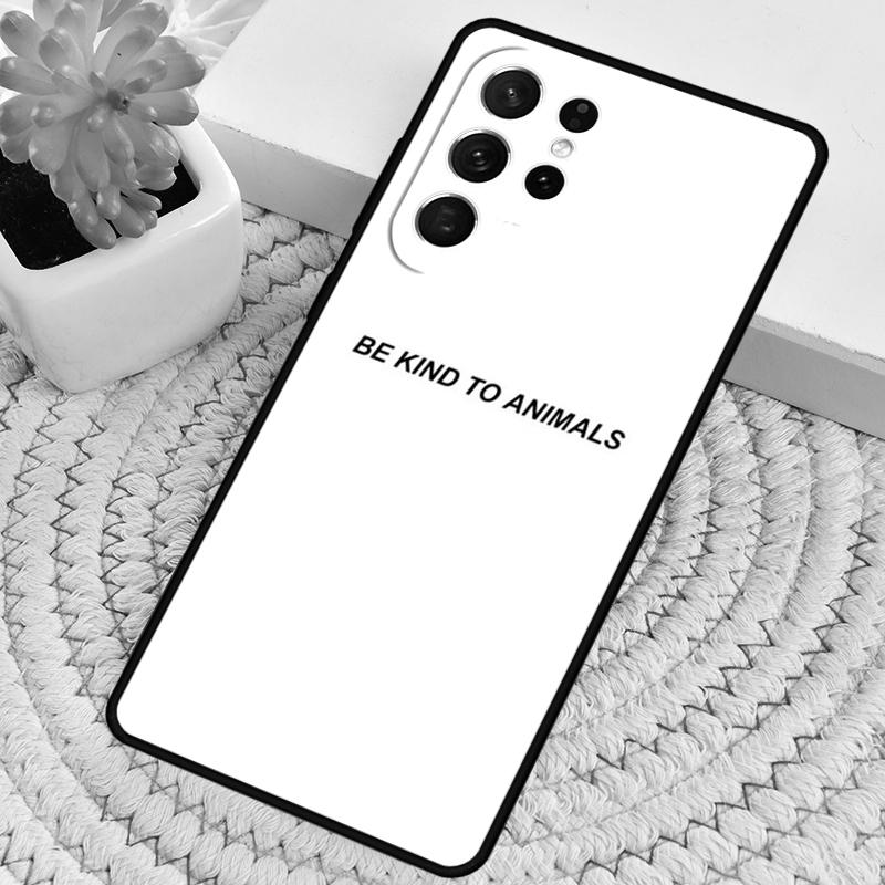 Love Animal Vegan Quotes Silicone Phone Case For Samsung Galaxy note 10 pro S26 S25 S24 S23 S22 S21 Plus S25Ultra Capa Cover