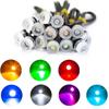 2Pcs Motorcycle LED Screw Bolt Tail License Plate Light SMD Amber Eagle Eye 3SMD 5630 LED Car DRL Daytime Running Driving Signal