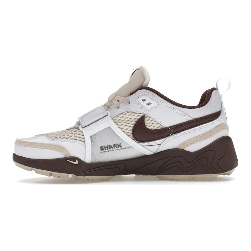 Travis Scott X Nike Zoom Field Jaxx Light Chocolate Unisex Sneakers White HQ3073-100