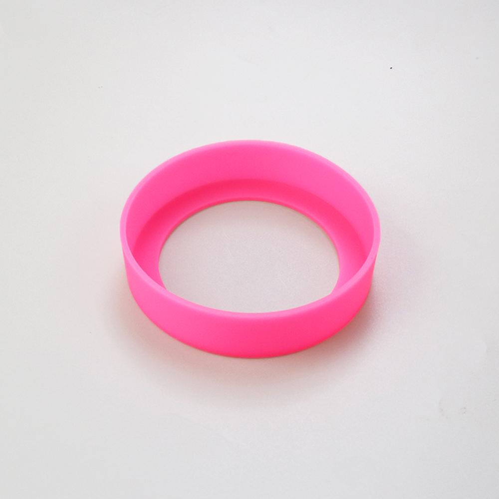 28 Colors 7.5CM Silicone Cup Bottom Cover 75MM Cup Bottom Ring Coaster Sleeve Sheath Wear-resistant Anti-fall Bottom Cover