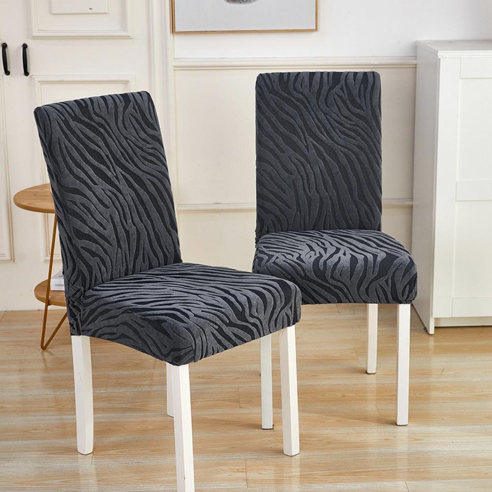 Thick Embossed Chair Cover Full Elastic Stretch for Hotel Restaurant All Seasons Use Chair Cover