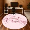 1pc Cherry Blossoms Spring Round Chair mat Area Rug - Non-Slip, Floor Mat for Office, Bedroom, and Indoor Decor c1125196